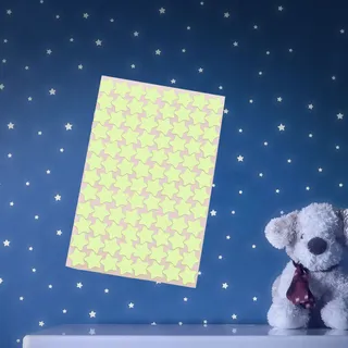 Paraboo Leuchtsterne Kinderzimmer selbstklebend 96 Stk.