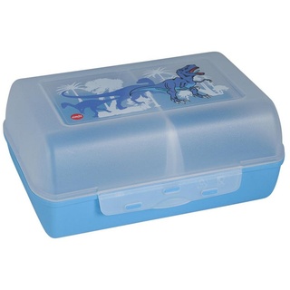 Emsa Frischhaltedose Variabolo Clipbox Dino mit Trennwand, Kunststoff, (1-tlg) blau