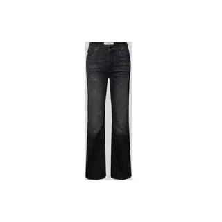 Flared Jeans mit Label-Detail Modell 'LINDENHOF', Black, 26