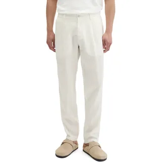 Marc O'Polo Leinenhose Modell 'OSBY JOGGER PLEATS', Offwhite, 32/32