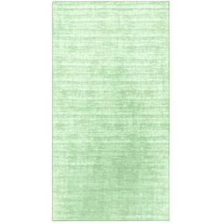 como Kurzflorteppich  Flat Beauty Uni , grün , Synthetische Fasern , Maße (cm): B: 80 H: 0,3