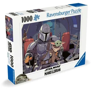 Ravensburger Puzzle 1000 Teile Ravensburger Puzzle Star Wars The Mandalorian 16565, 1000 Puzzleteile