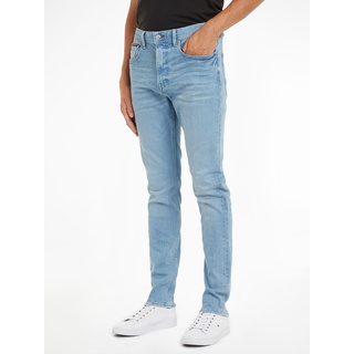 5-Pocket-Jeans TOMMY HILFIGER "TAPERED HOUSTON TH FLEX TUMON" Gr. 36, Länge 32, blau (hampton indigo) Herren Jeans 5-Pocket-Jeans