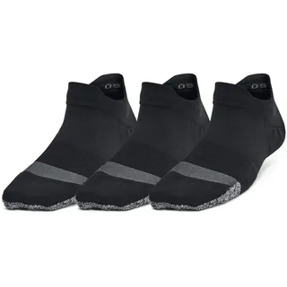 Under Armour Füßlinge 3 Paar Schwarz/Schwarz/Grau Einheitsgröße