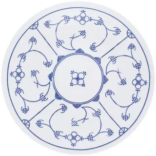 KAHLA Speiseteller Blau Saks, (1 St), von Hand dekoriert blau Ø 26 cm x 2.5 cm