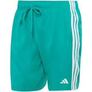 adidas 3-Stripes Badeshorts Equipment Green/White S