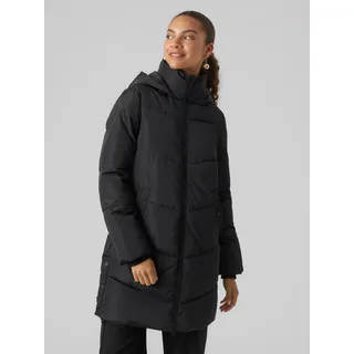 Vero Moda Vmhalsey COAT Boos Mantel, Black, L - L