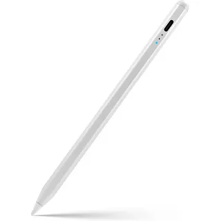 Rexsun Stylus Pen – Magnetischer iPad-Stift mit Neigungserkennung, Handballenerkennung und LED-Akkustandsanzeige, kompatibel mit iPad-Modellen ab 2018, Modell ID715A