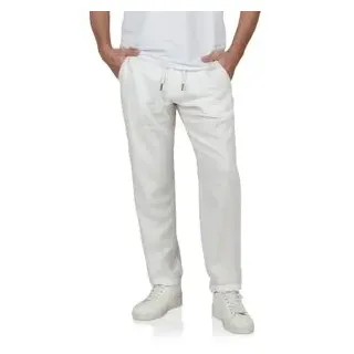 riverso Leinenhose Herren lang Regular Fit RIVMarco Regular Fit Weiß M