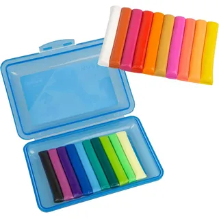 IDENA Knetbox 20 Stangen Knete blau