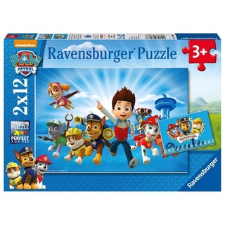 Puzzle Ravensburger PAW: Ryder und die Paw Patrol 2 X 12 Teile