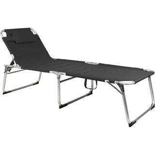 Mojawo XXL Gartenliege Anthrazit