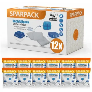 BigDean Luftentfeuchter Nachfüllpack 12 x 400 g