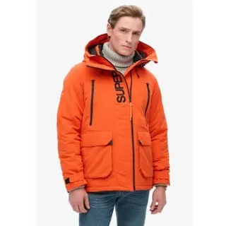 Superdry für Herren. M5011922A Ultimate Emb Windbreaker Jacke orange (M), Lässig, Recyceltes Polyester, Nachhaltig