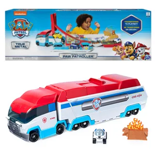 PAW PATROL True Metal Launch'N Haul PAW Patroller mit Robodog, für True Metal Metall-Fahrzeuge, Maßstab 1:55, Spielzeug geeignet für Kinder ab 3 Jahren