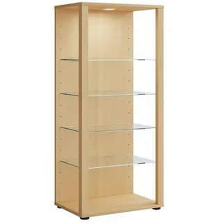 VCM Holz Glas Stand Vitrine Sammelvitrine Glasol lll