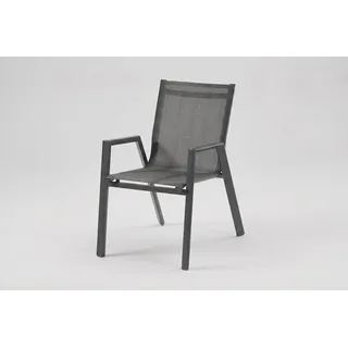HARTMAN Aruba Stapelsessel, xerix/anthrazit, Alu/Textilene, 75x55x88cm