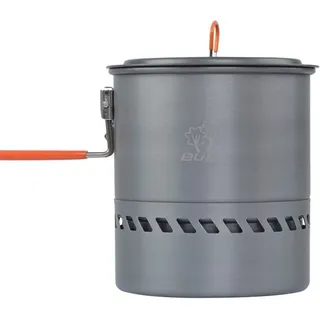 Tentock Wärmetauscher Alu Kochtopf 2-3 Personen, 1,5 L / 2.1 L Outdoor Kochgeschirr mit Faltbarer Griff und Aufbewahrungstasche für Picknick Reisen Camping, Schnelles Sieden