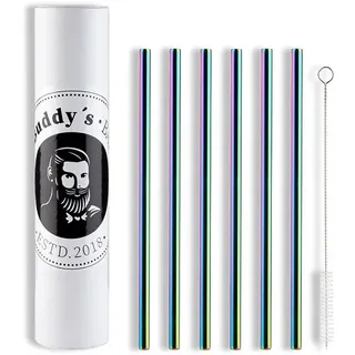 Buddy ́s Bar Buddy's Bar Trinkhalme 11 tlg. Set in Grün, Maße: 0,8x0,8x21,5 cm | Gr.: onesize