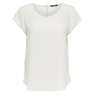 Only Damen T-Shirt onlVIC S/S SOLID Weiß 40