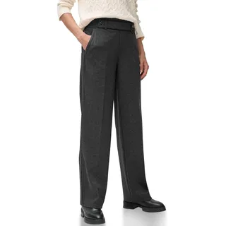 Street One Damen Straight Leg Melange Hose 3717028 - 44W / 30L