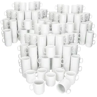 Mambocat Kaffeetasse 0,25 l Weiß 120 St.