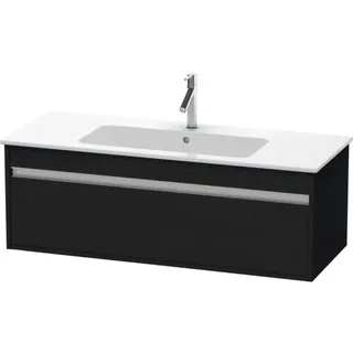 Duravit Waschtischunterschrank 1 Auszug 120 x 41 x 47,5 cm Eiche Schwarz Matt