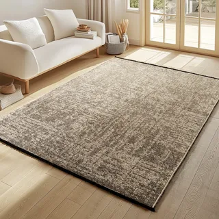Ayyildiz Space 1900 Kurzflorteppich 120 x 170 cm Beige/Braun