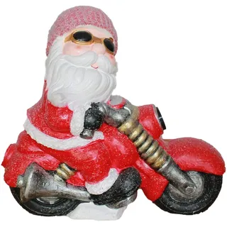 VERO HOME Deko Weihnachtsmann Santa Norbert XXL - 48cm - Weihnachtsfigur Keramik MGO