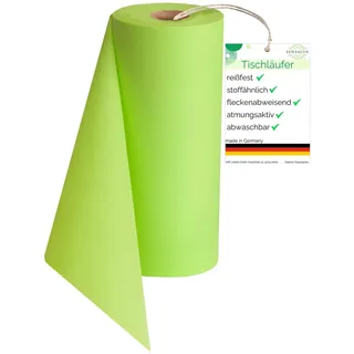 Sensalux Vlies-Tischläufer 50 cm x 25 m Apfelgrün