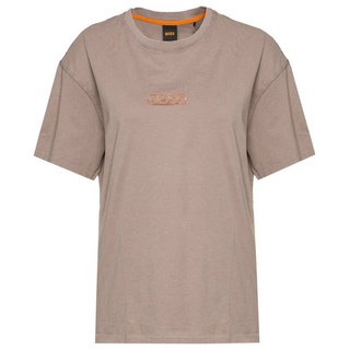 BOSS ORANGE T-Shirt C_Erelaxed (1-tlg) braun XS