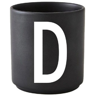 Design Letters Tasse Tasse Schwarz D