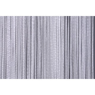 arsuita Fadenvorhang BxH 90 x 250cm | Fadenstore: weiß mit Tunneldurchzug in der Höhe kürzbar