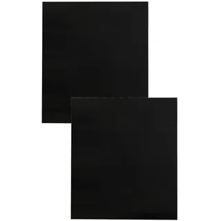 SANTOS XXL Teflon Antihaft Grillmatte 2er Set - Extra Dick - Dauerbackfolie, Backmatte, Grillfolie, Backpapier Wiederverwendbar - 50x40cm