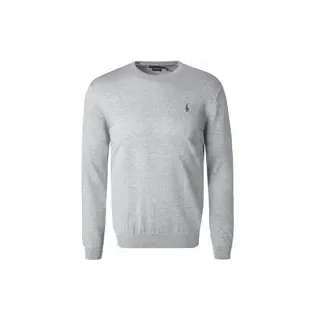 Polo Ralph Lauren Herren Pullover grau unifarben Slim Fit, grau, NOS