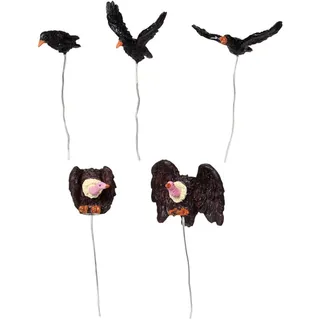 LEMAX - Assorted Birds 84816 Vögel - Geier - Halloween Spookytown
