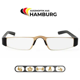 PORSCHE Design Brillengestell Porsche Design Lesebrille P8801, Sehhilfe aus Edelstahl, Modell: G, 100 % Original Porsche Design, Direkt vom Optiker