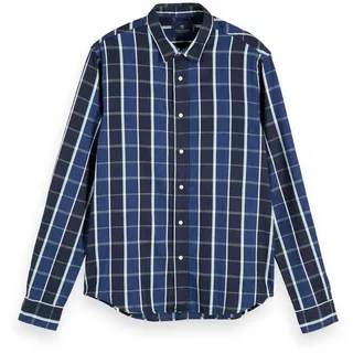 Scotch & Soda Herren Langarm Hemd Beach Summer Check Shirt 155149-0217 L - Combo A - L