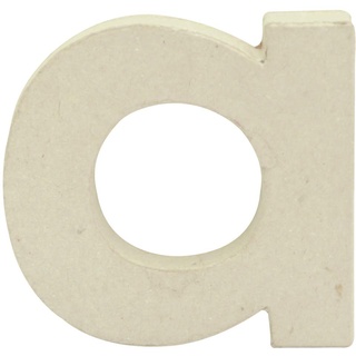 Décopatch AC813C - Kleiner Buchstabe aus Pappmaché, a , 1,5x9x8,5cm, perfekte Deko für das Zuhause, 1 Stück