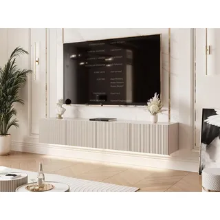 idohome TV-Lowboard 200x36 cm Kaschmir Holzwerkstoff