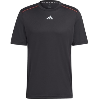 adidas IB7901 WO Base Logo T T-Shirt Herren Black/TRANSPARENT Größe S