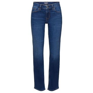 Esprit Straight-Jeans Gerade Stretchjeans aus Baumwollmix blau 25/30