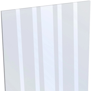 GroJa Designeinsatz Glas ESG 180 cm x 30 cm x 0,4 cm satinierte Streifen