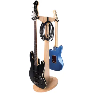 GATOR Elite Series Doppel-Gitarrenständer Braun