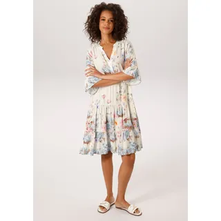 Aniston CASUAL Tunikakleid Blumen bunt 46