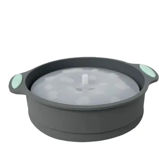Mikrowellen-Popcorn-Maker – 24,8 x 20,6 x 6,1 cm Silikon-Küchenzubehör, Popcornkocher mit Griff, Popcorn-Kocher für Kinder, Jugendliche, Erwachsene, Filmabend, Zuhause, Büro, Wohnung, Partys