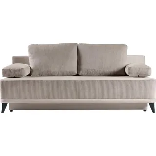 werk2 Schlafcouch Polyester 2-Sitzer Beige