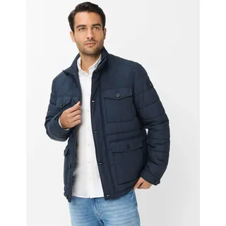 Steppjacke BRAX "Style GEORGE", Herren, Gr. M, navy, Web, 100% Polyester, Jacken Steppjacke