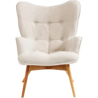 Kare Ohrensessel Vicky Polyester 73 x 94 x 83 cm Beige