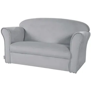 roba Kindersofa Lil Sofa mit Armlehnen silbergrau